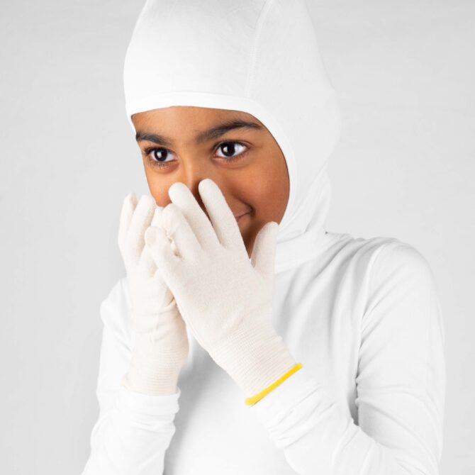happyskin eczema gloves and headmask