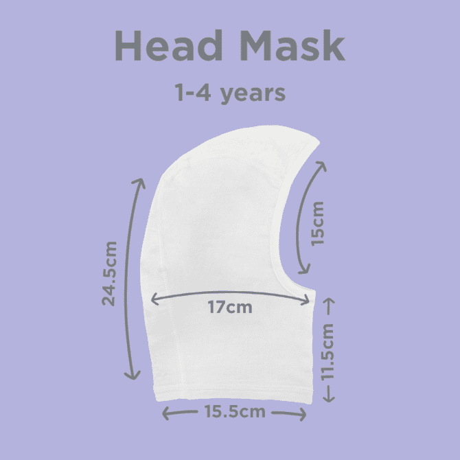 eczema baby headmask