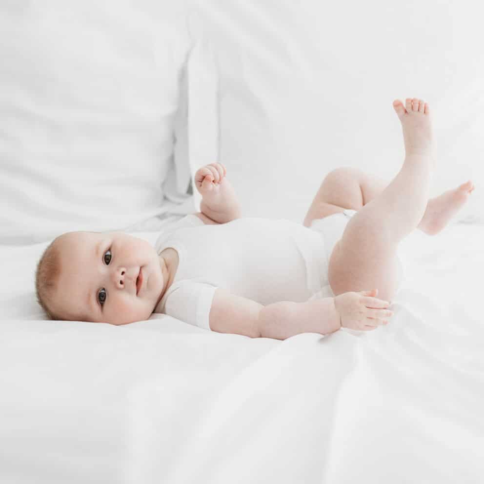 Eczema Short Sleeve Baby Bodysuit