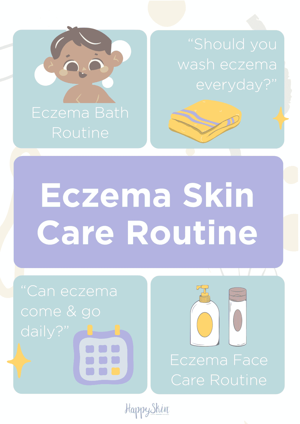 eczema skin care routine guide and bathing tips