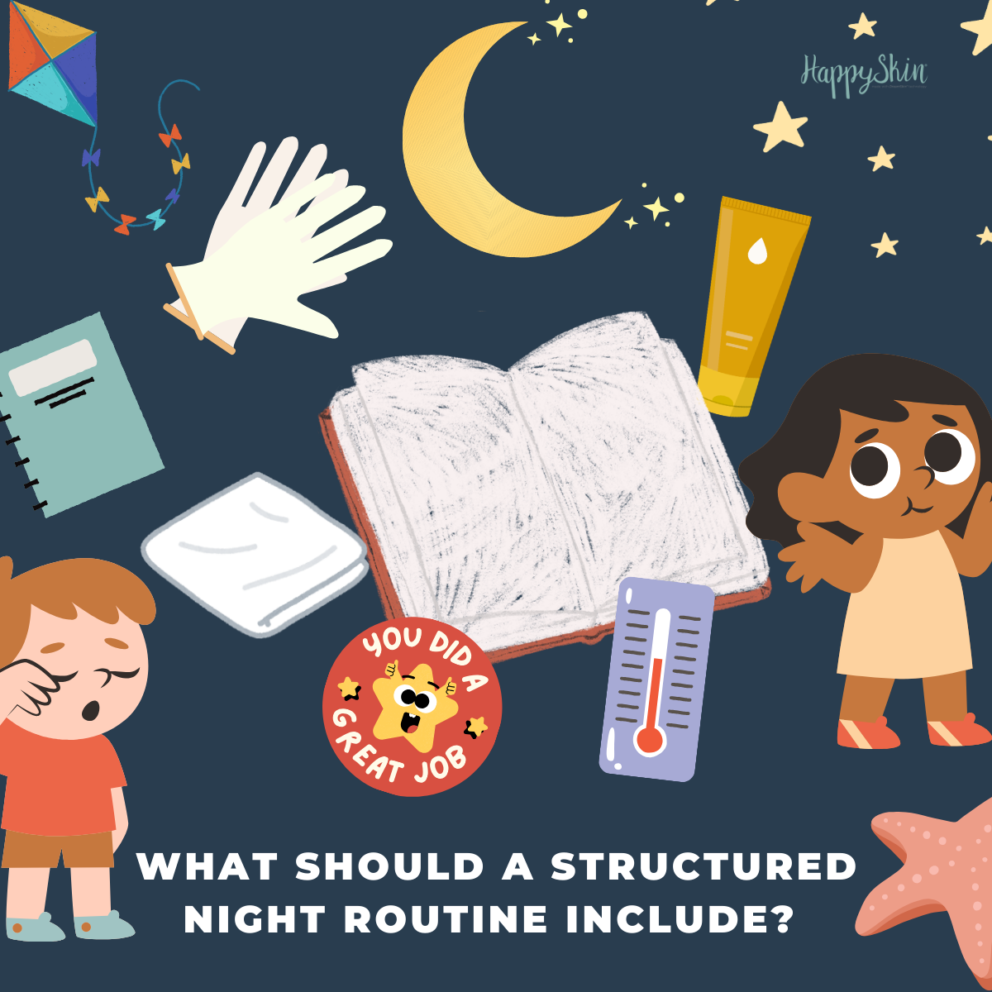 what should a structured night routine include?